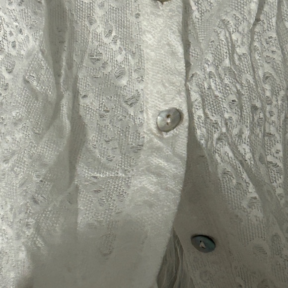 LIKE NEW! Women's Elena Wang Sheer Boho Layered Top - MEDIUM - Picture 9 of 13